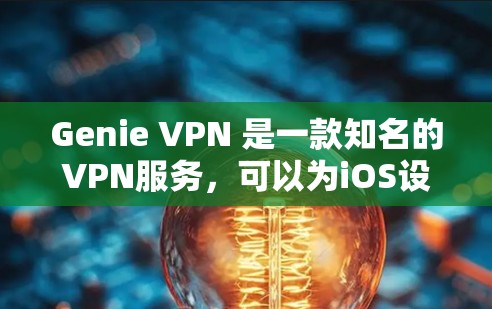 Genie VPN 是一款知名的VPN服务，可以为iOS设备提供VPN功能。以下是安装 Genius VPN on iOS的步骤