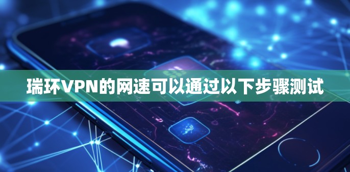瑞环VPN的网速可以通过以下步骤测试