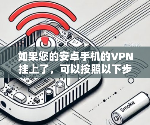 如果您的安卓手机的VPN挂上了，可以按照以下步骤进行排查和解决方案