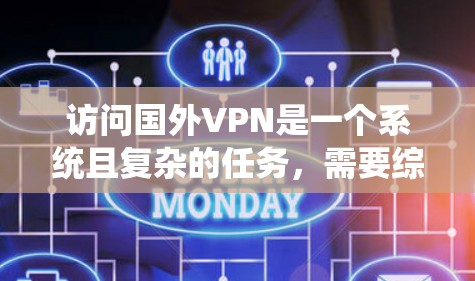 访问国外VPN是一个系统且复杂的任务,需要综合考虑多个步骤和安全因素。以下是一个逐步指南,帮助您顺利完成访问