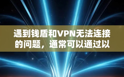 遇到钱盾和VPN无法连接的问题,通常可以通过以下步骤进行解决