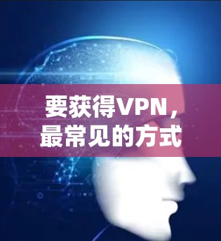 要获得VPN，最常见的方式是通过以下步骤