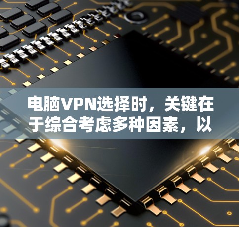 电脑VPN选择时,关键在于综合考虑多种因素,以确保数据安全和网络环境的安全。以下是详细的总结