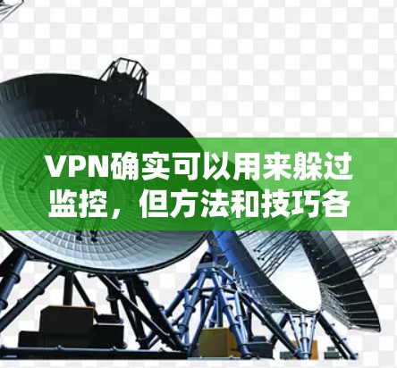 VPN确实可以用来躲过监控,但方法和技巧各有不同。以下是一些常见的方法