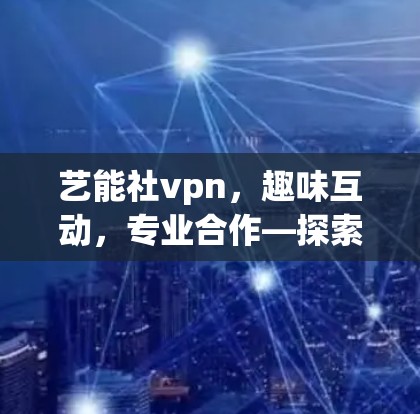 艺能社vpn,趣味互动,专业合作—探索社交平台的无限可能