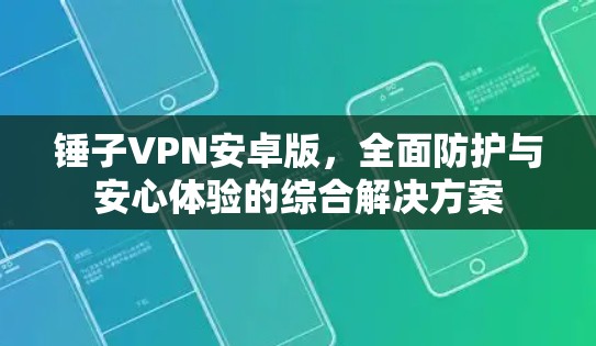 锤子VPN安卓版,全面防护与安心体验的综合解决方案