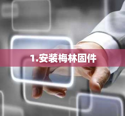 1.安装梅林固件