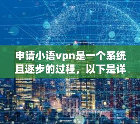 申请小语vpn是一个系统且逐步的过程，以下是详细的步骤指南