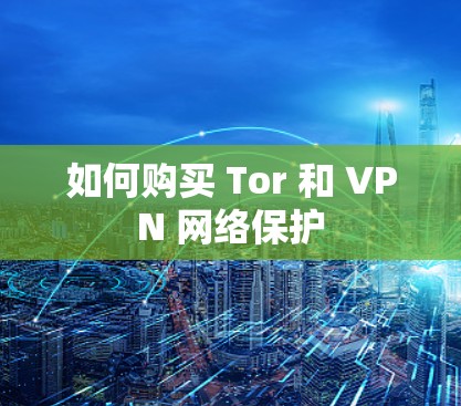 如何购买 Tor 和 VPN 网络保护