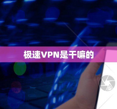 极速VPN是干嘛的