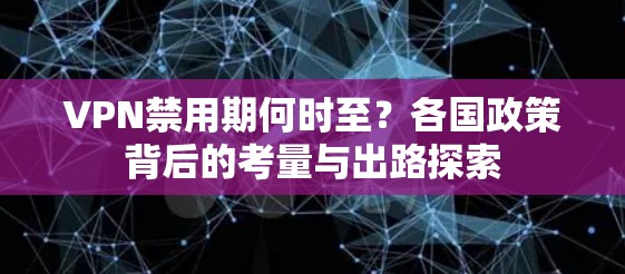 VPN禁用期何时至？各国政策背后的考量与出路探索