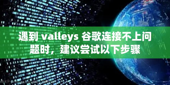 遇到 valleys 谷歌连接不上问题时，建议尝试以下步骤