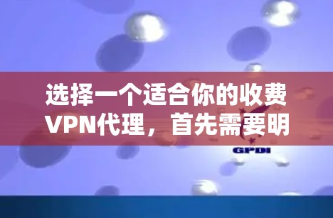 选择一个适合你的收费VPN代理，首先需要明确你的需求和预算。以下是一个综合考虑的因素