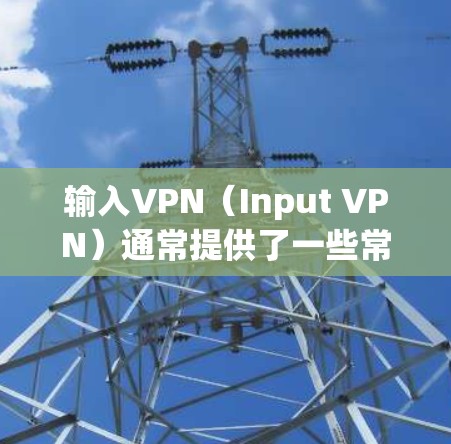 输入VPN（Input VPN）通常提供了一些常见的输入地址，以供用户快速连接网络。以下是一些常见的输入VPN地址示例