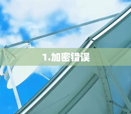 1.加密错误