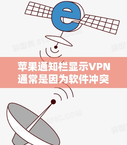 苹果通知栏显示VPN通常是因为软件冲突导致的。以下是可能的解决步骤
