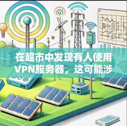 在超市中发现有人使用VPN服务器，这可能涉及商业目的、技术故障、恶意软件或其他安全问题。以下是对这种情况的分析及应对策略