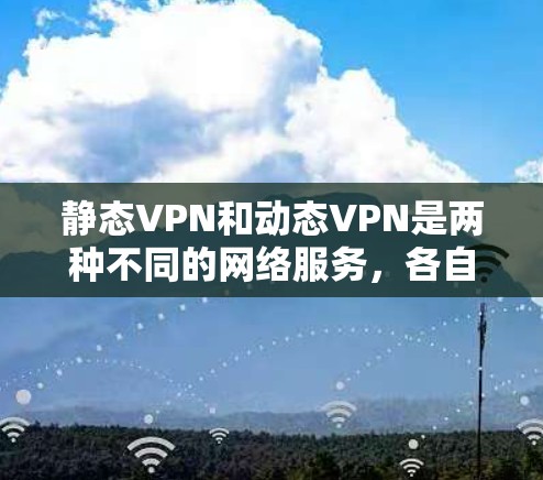 静态VPN和动态VPN是两种不同的网络服务，各自在技术、功能和适用场景上有所不同。以下是对这两种VPN的详细分析