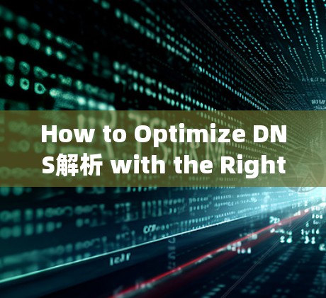 How to Optimize DNS解析 with the Right Software
