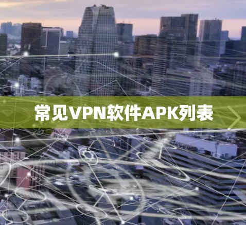 常见VPN软件APK列表