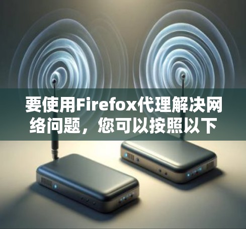 要使用Firefox代理解决网络问题，您可以按照以下步骤进行