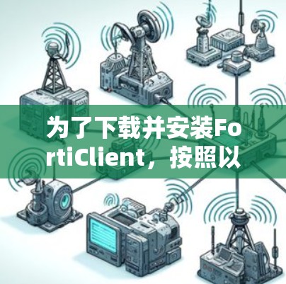为了下载并安装FortiClient，按照以下步骤进行