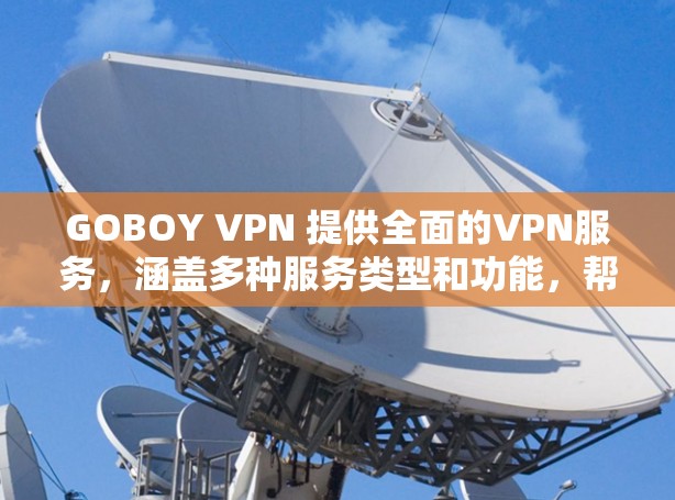 GOBOY VPN 提供全面的VPN服务，涵盖多种服务类型和功能，帮助用户安全访问互联网。以下是其主要功能的详细介绍