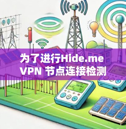 为了进行Hide.me VPN 节点连接检测,您可以按照以下步骤操作