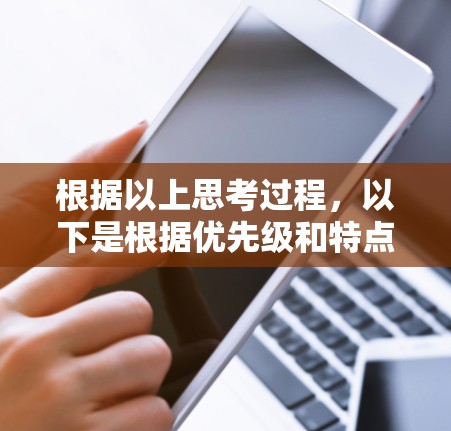 根据以上思考过程,以下是根据优先级和特点推荐的VPN软件列表