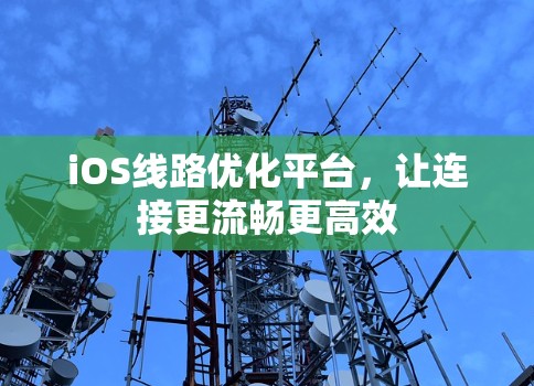 iOS线路优化平台，让连接更流畅更高效