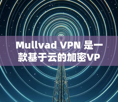Mullvad VPN 是一款基于云的加密VPN工具，提供多个加密协议（如VPN、VTT、PTT 和 IPsec）适合个人用户和企业用户使用。以下是关于 Mullvad VPN 的详细信息
