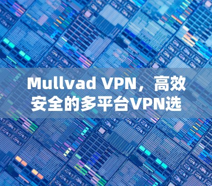 Mullvad VPN,高效安全的多平台VPN选择