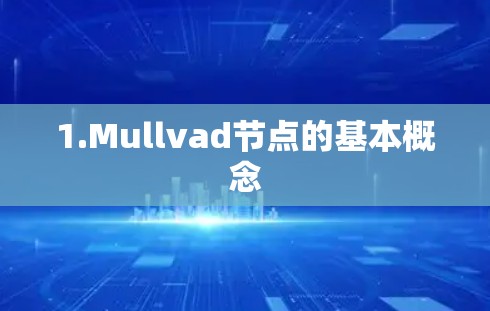1.Mullvad节点的基本概念