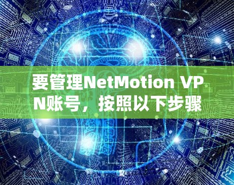 要管理NetMotion VPN账号,按照以下步骤操作