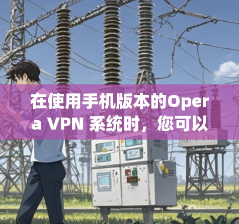 在使用手机版本的Opera VPN 系统时，您可以按照以下步骤操作