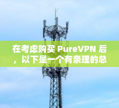在考虑购买 PureVPN 后,以下是一个有条理的总结和建议,帮助你做出明智的选择