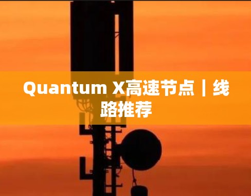 Quantum X高速节点｜线路推荐