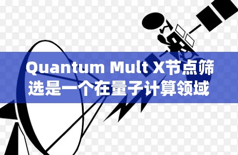 Quantum Mult X节点筛选是一个在量子计算领域涉及多节点系统优化的问题,具体涉及如何在量子多节点环境中选择适合的节点以提高计算性能和效率。以下是对此问题的详细总结