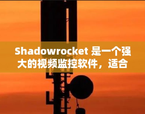 Shadowrocket 是一个强大的视频监控软件，适合用于家庭、企业或个人视频监控需求。以下是一个详细的配置步骤指南，帮助你顺利导入和使用 Shadowrocket