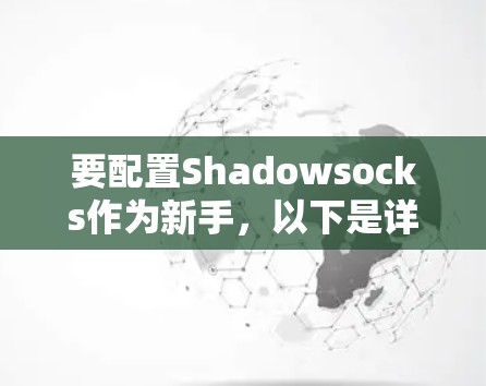 要配置Shadowsocks作为新手，以下是详细的步骤指南