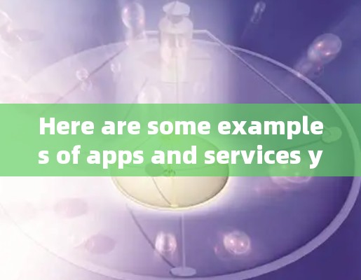 Here are some examples of apps and services you can use to listen to music on Android: